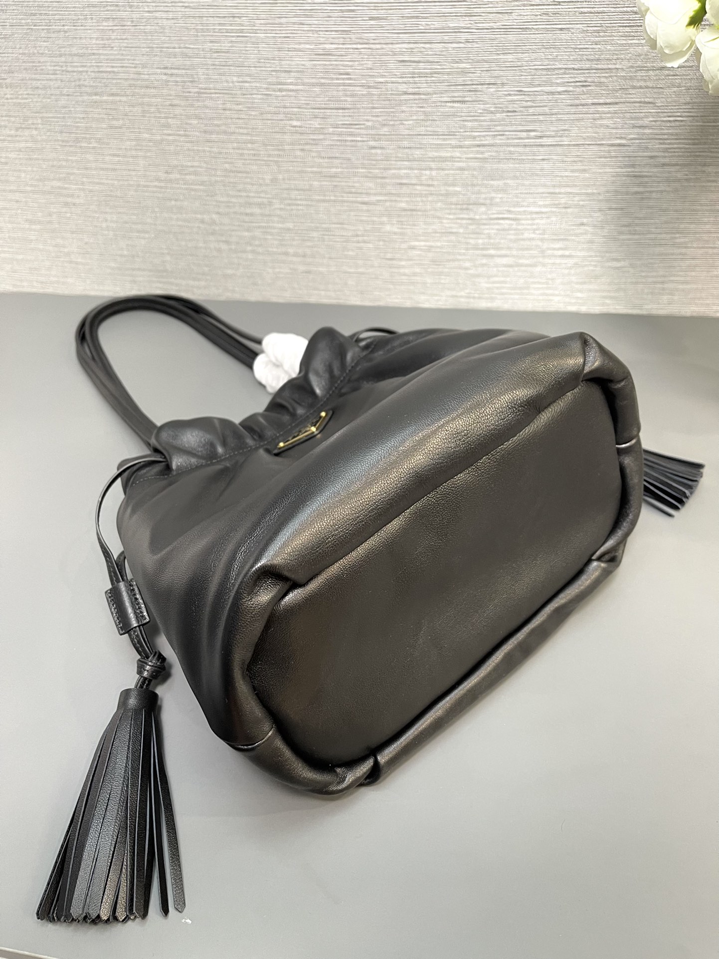 最高級プラダスーパーコピー プラダバッグコピー ナッパアンティーク スモール トートバッグ ブラック 1BG459_UVL_F0002_V_OOO ゴールド金具 - 画像 (6)