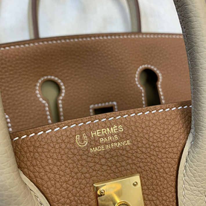 最高級HERMESスーパーコピー エルメスバーキン25コピー バーキン25 スペシャルオーダー ゴールドXトゥルティエールグレー エプソン ゴールド金具 新品 2024W1410 - 画像 (5)