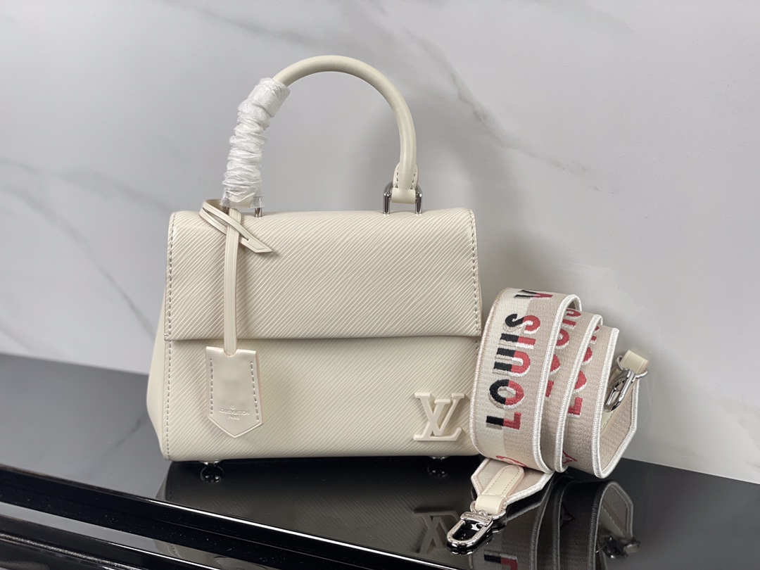 最高級ルイヴィトンスーパーコピー ルイヴィトン エピバッグ コピー クリュニー MINI ホワイト M58928 エピ・レザー シルバー金具 - 画像 (2)