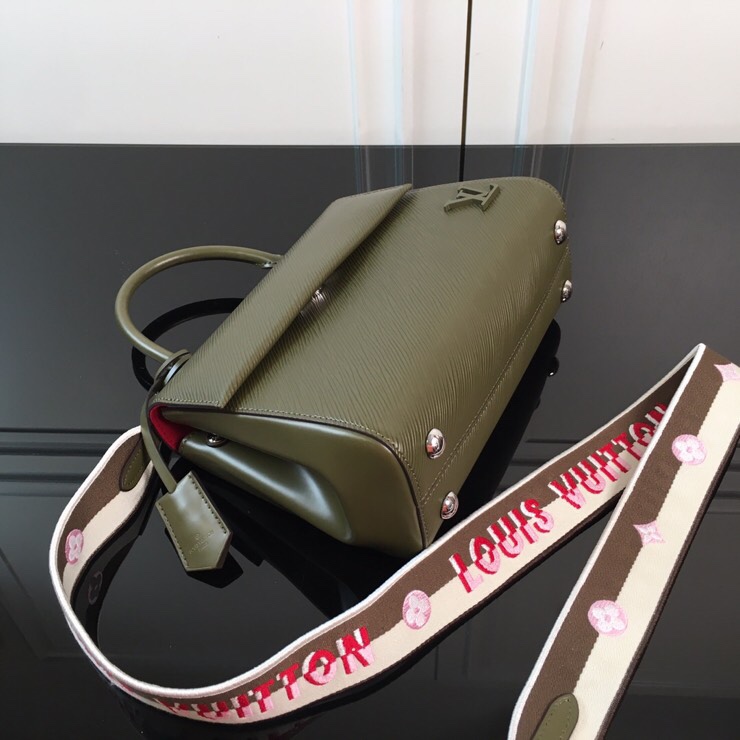 最高級ルイヴィトンスーパーコピー ルイヴィトン エピバッグ コピー クリュニー BB グリーン M59134 エピ・レザー シルバー金具 - 画像 (2)