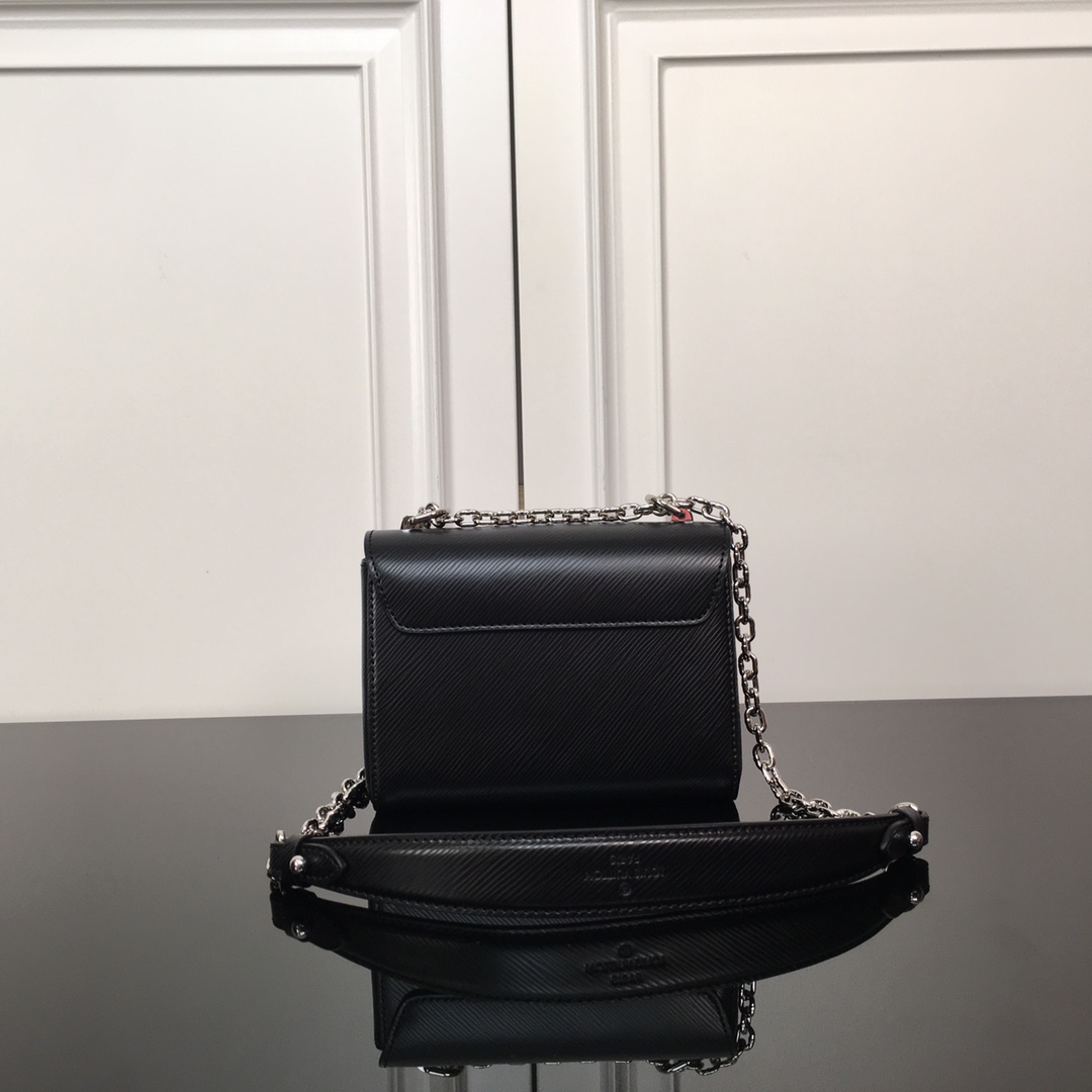最高級ルイヴィトンスーパーコピー ルイヴィトン エピバッグ コピー ツイスト PM ブラック M21118 エピ・レザー シルバー金具 - 画像 (7)