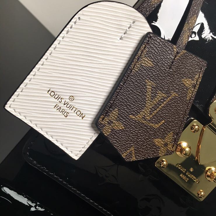 最高級ルイヴィトンスーパーコピー ルイヴィトン ヴェルニバッグ コピー スプリングストリート PM ブラック M90376 モノグラム・ヴェルニ ゴールド金具 - 画像 (7)