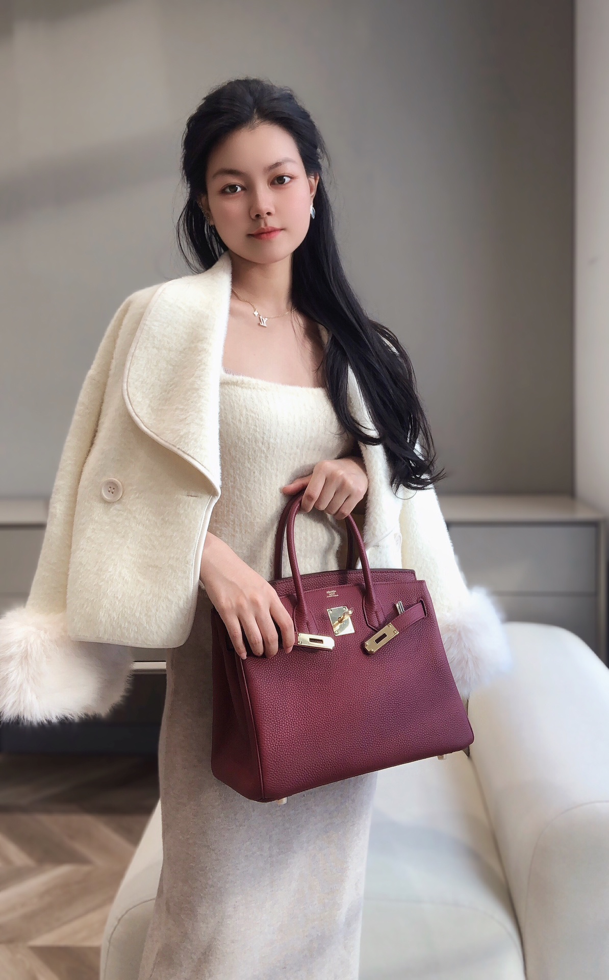 最高級エルメススーパーコピー エルメスバーキン30コピー バーキン30CM ボルドー トゴ ゴールド金具 - 画像 (2)