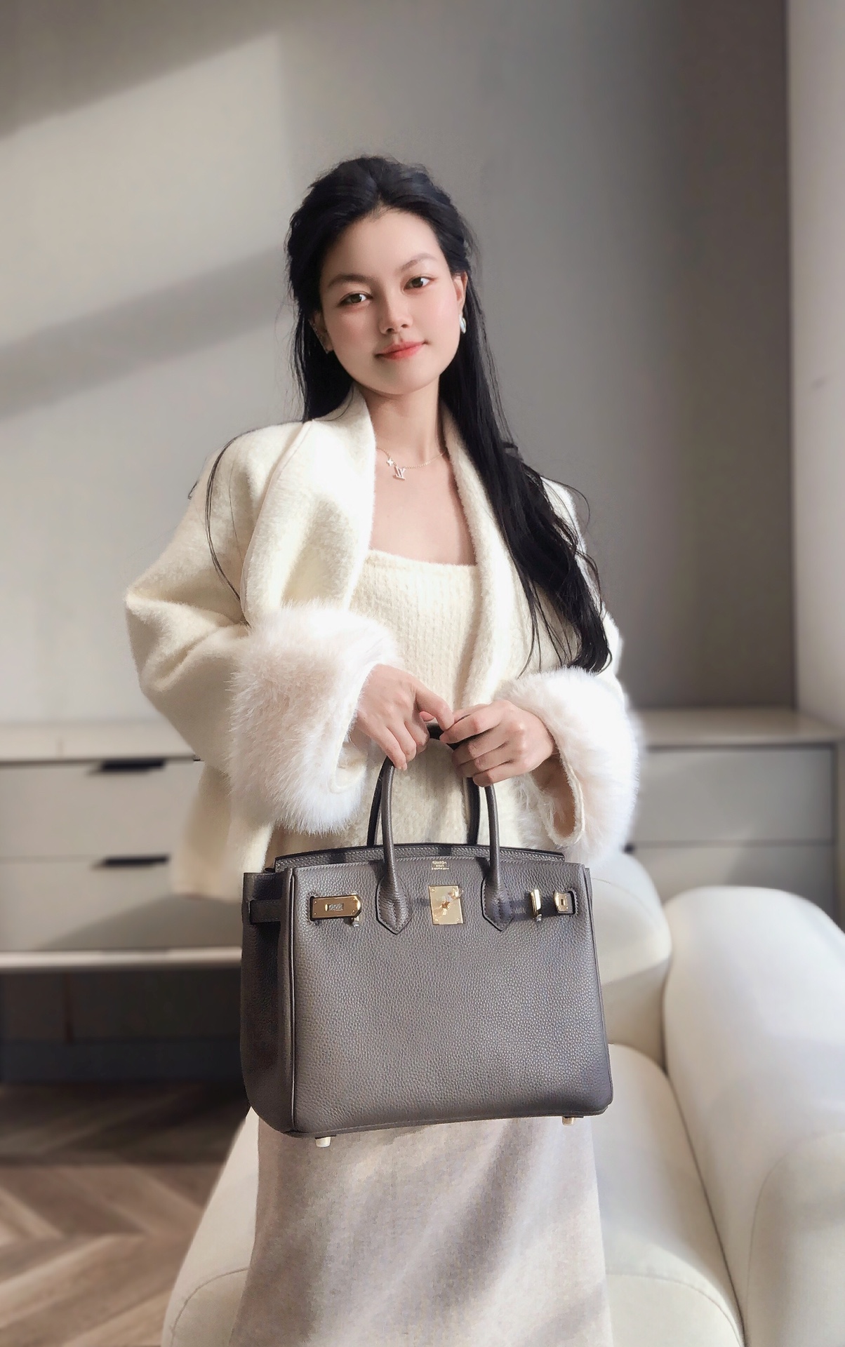 最高級エルメススーパーコピー エルメスバーキン30コピー バーキン30CM エタン トゴ ゴールド金具 - 画像 (4)