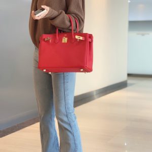 バーキン30CM ルージュドクール