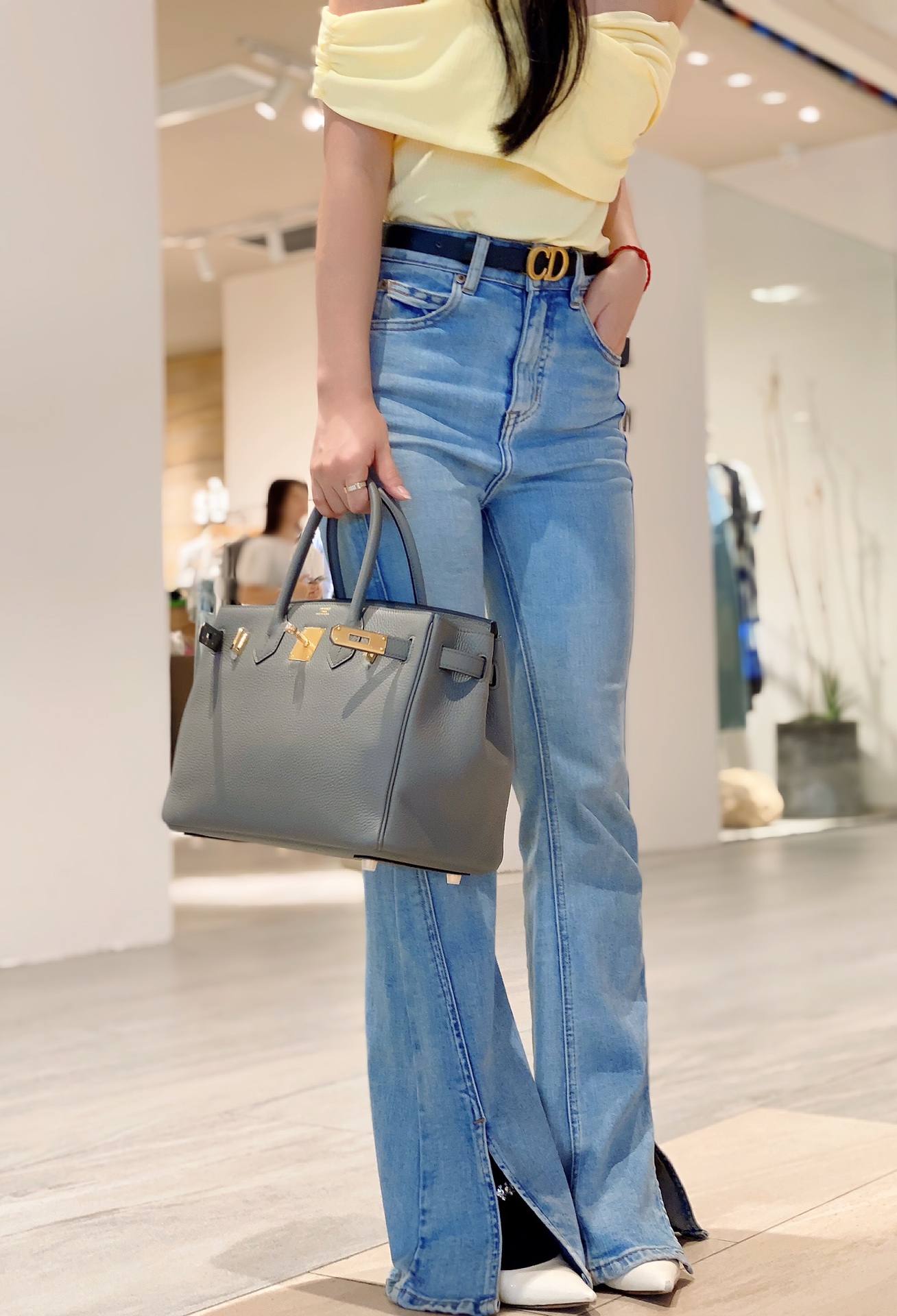 最高級エルメススーパーコピー エルメスバーキン30コピー バーキン30CM グリメイヤー トゴ ゴールド金具 - 画像 (3)
