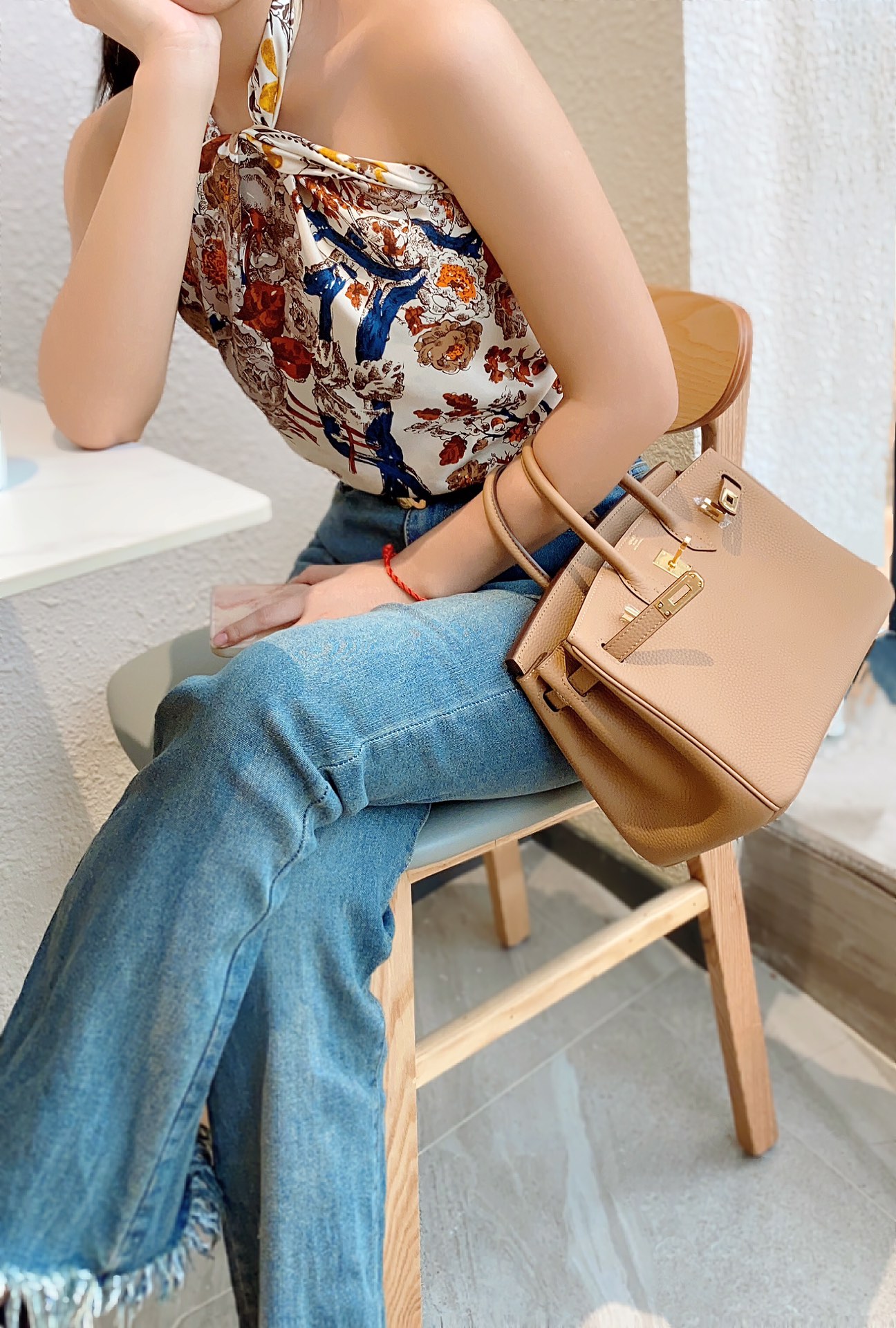 最高級エルメススーパーコピー エルメスバーキン25コピー バーキン25CM チャイ トゴ ゴールド金具 - 画像 (3)