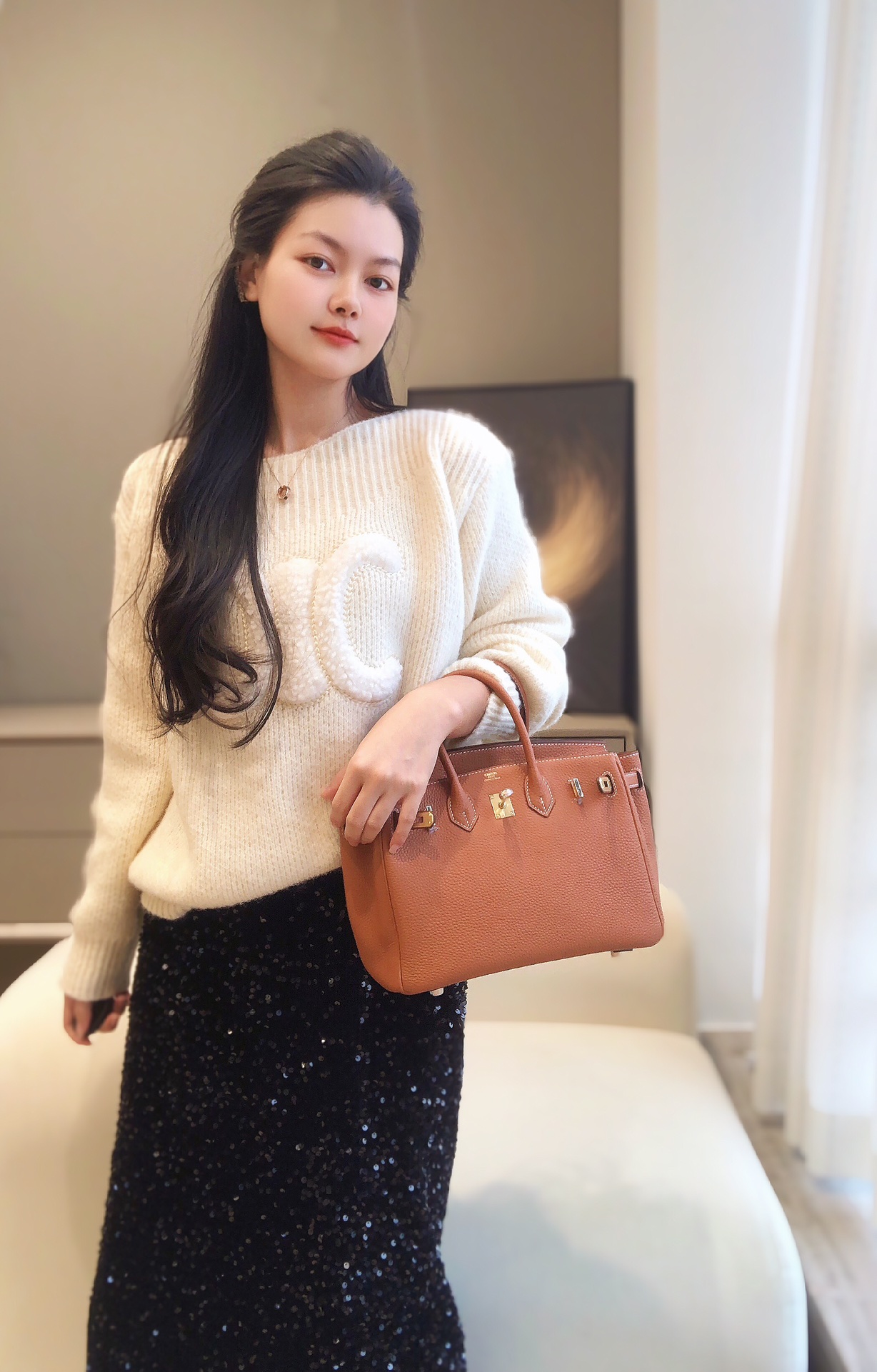 最高級エルメススーパーコピー エルメスバーキン25コピー バーキン25CM ゴールド トゴ ゴールド金具 - 画像 (2)