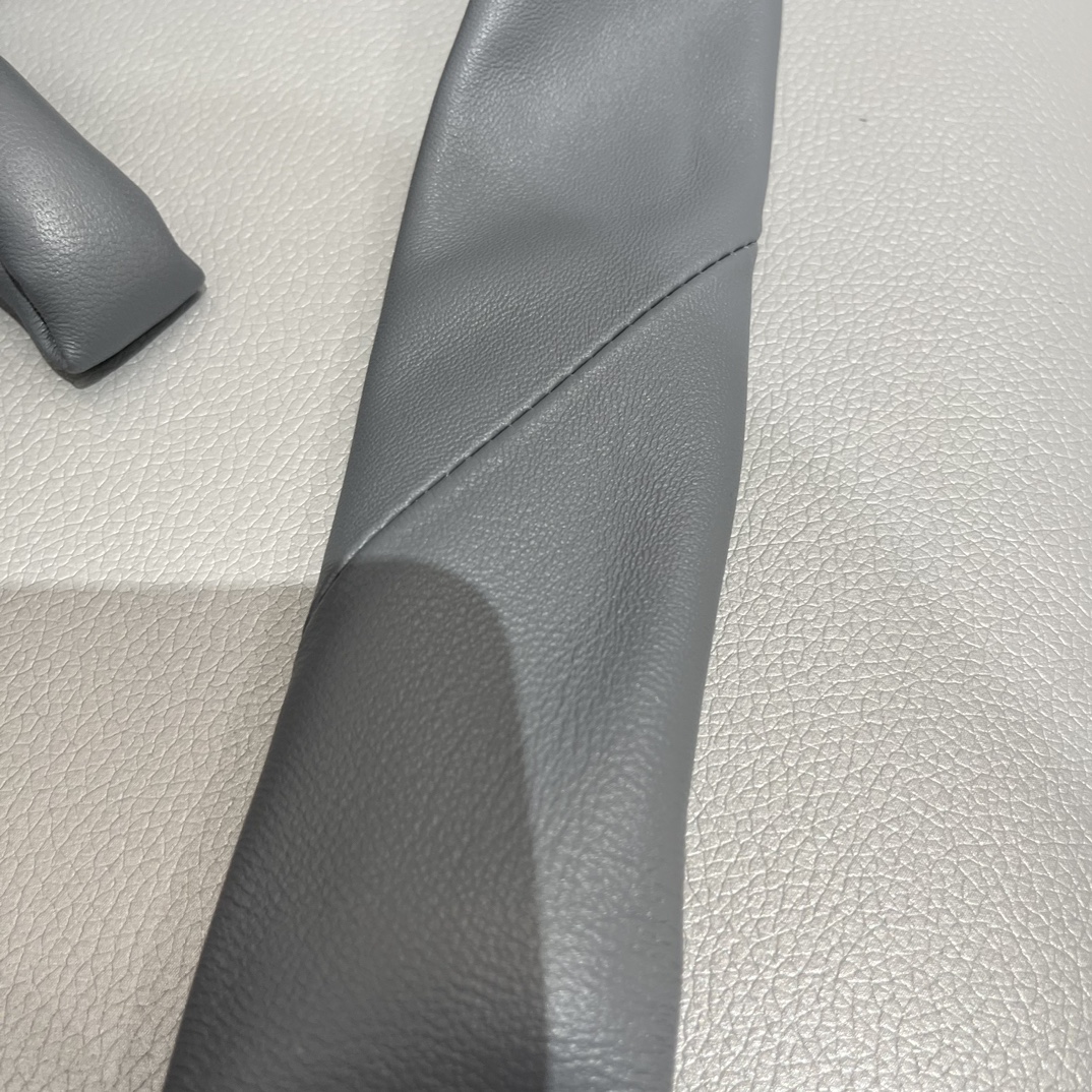 ルメール バッグ クロワッサン バッグ M スカイブルー BG0001LL095 ラムスキン 100% コットン 100% シルバー金具 - 画像 (5)