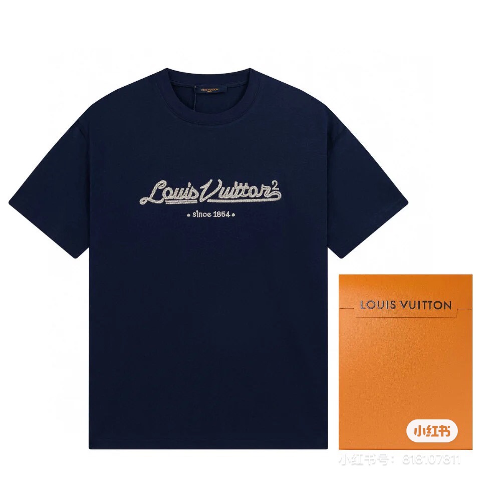 最高級ルイヴィトンスーパーコピー服 ルイヴィトンTシャツコピー 2024年春夏の新作 Tシャツ コットン100% メンズ レディース 202406357 - 画像 (2)