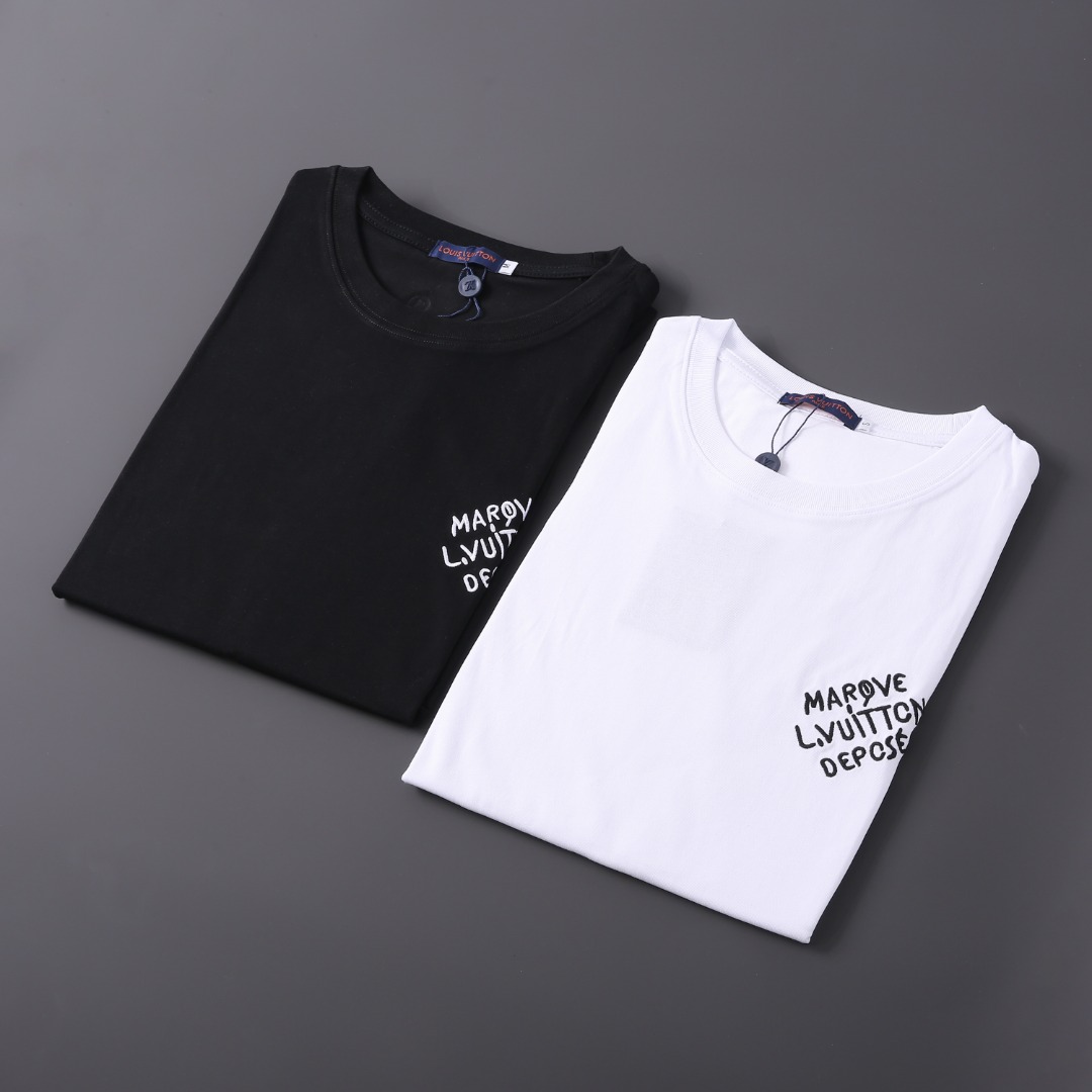 最高級ルイヴィトンスーパーコピー服 ルイヴィトンTシャツコピー 2024年春夏の新作 Tシャツ コットン100% メンズ レディース 202406365 - 画像 (14)
