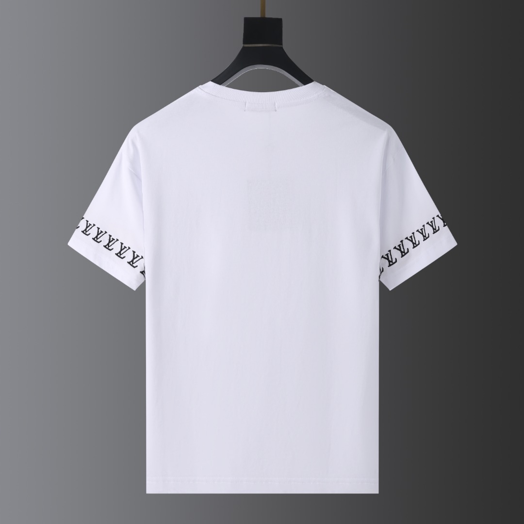 最高級ルイヴィトンスーパーコピー服 ルイヴィトンTシャツコピー 2024年春夏の新作 Tシャツ コットン100% メンズ レディース 202406365 - 画像 (11)