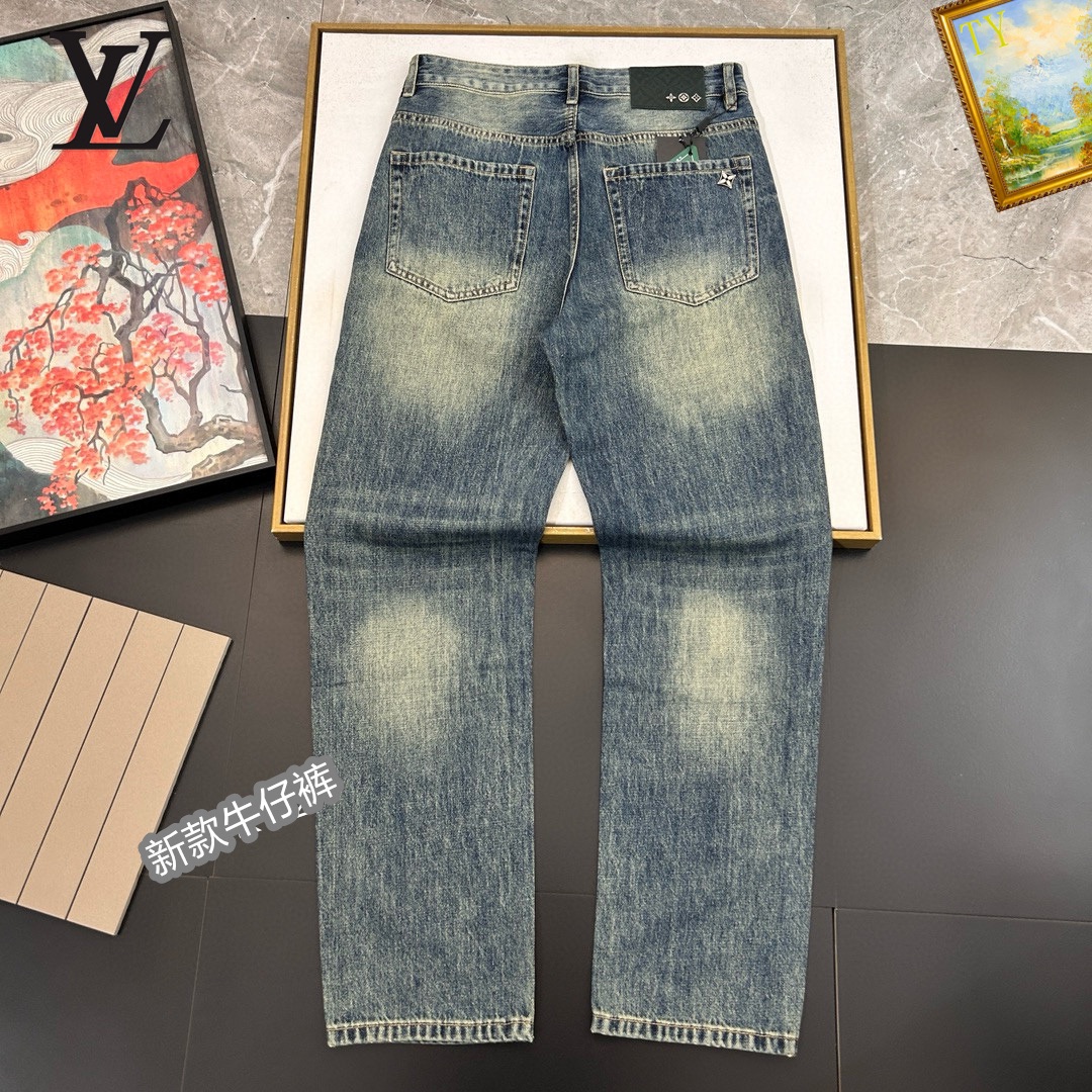 最高級ルイヴィトンスーパーコピー服 ルイヴィトンデニムパンツコピー 2024年春夏の新作 ジーパン コットン100% メンズ 202406401 - 画像 (9)