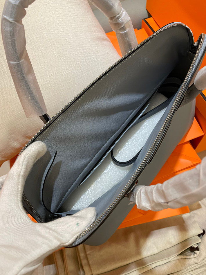 最高級HERMESスーパーコピー エルメスボリード35コピー ボリード35 エタン ヴォーエプソン シルバー金具【新品】2024W1419 - 画像 (2)