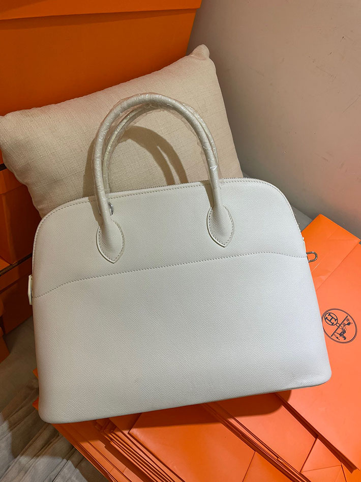 最高級HERMESスーパーコピー エルメスボリード35コピー ボリード35 ホワイト ヴォーエプソン シルバー金具【新品】2024W1426 - 画像 (5)