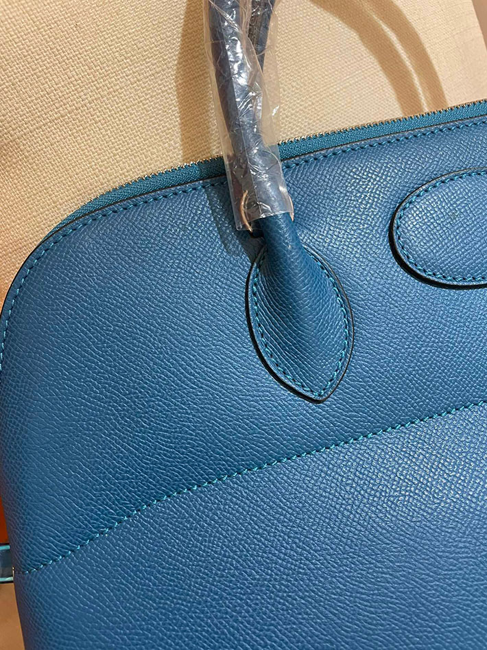 最高級HERMESスーパーコピー エルメスボリード35コピー ボリード35 アズール ヴォーエプソン シルバー金具【新品】2024W1427 - 画像 (5)
