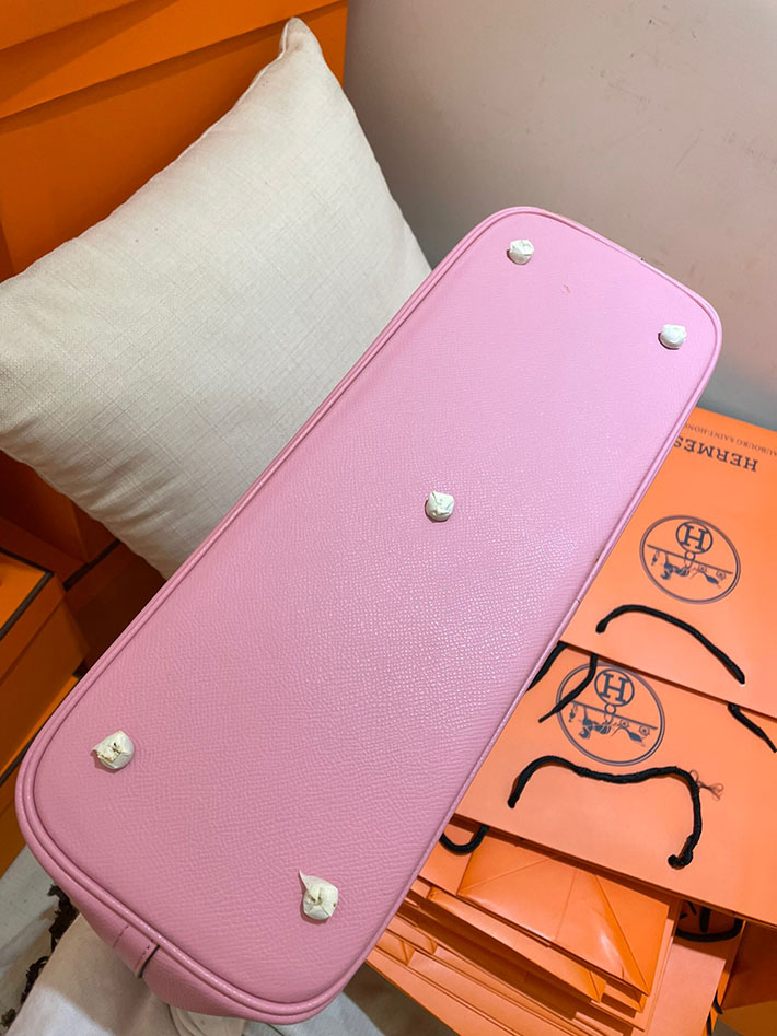 最高級HERMESスーパーコピー エルメスボリード35コピー ボリード35 ピンク ヴォーエプソン シルバー金具【新品】2024W1429 - 画像 (4)