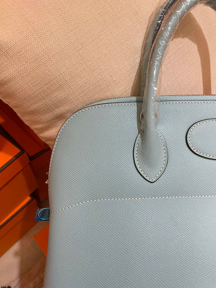 最高級HERMESスーパーコピー エルメスボリード35コピー ボリード35 シエル ヴォーエプソン シルバー金具【新品】2024W1436 - 画像 (7)