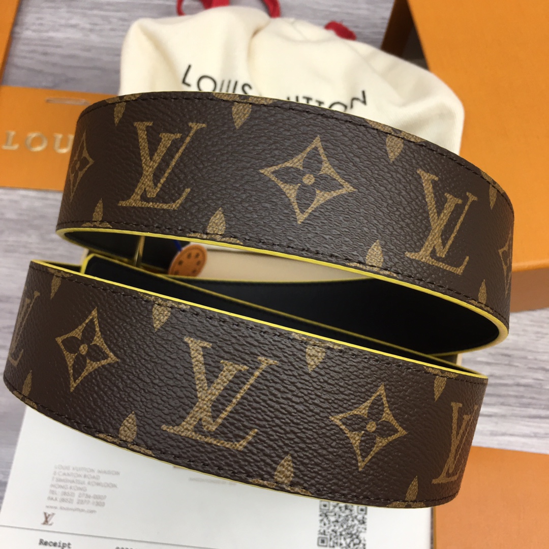 最高級ルイヴィトンスーパーコピー ルイヴィトンベルトコピー ベルト・LV イニシャル 40MM リバーシブル ダークブラウン モノグラム・キャンバス シルバー金具 202405649 - 画像 (8)