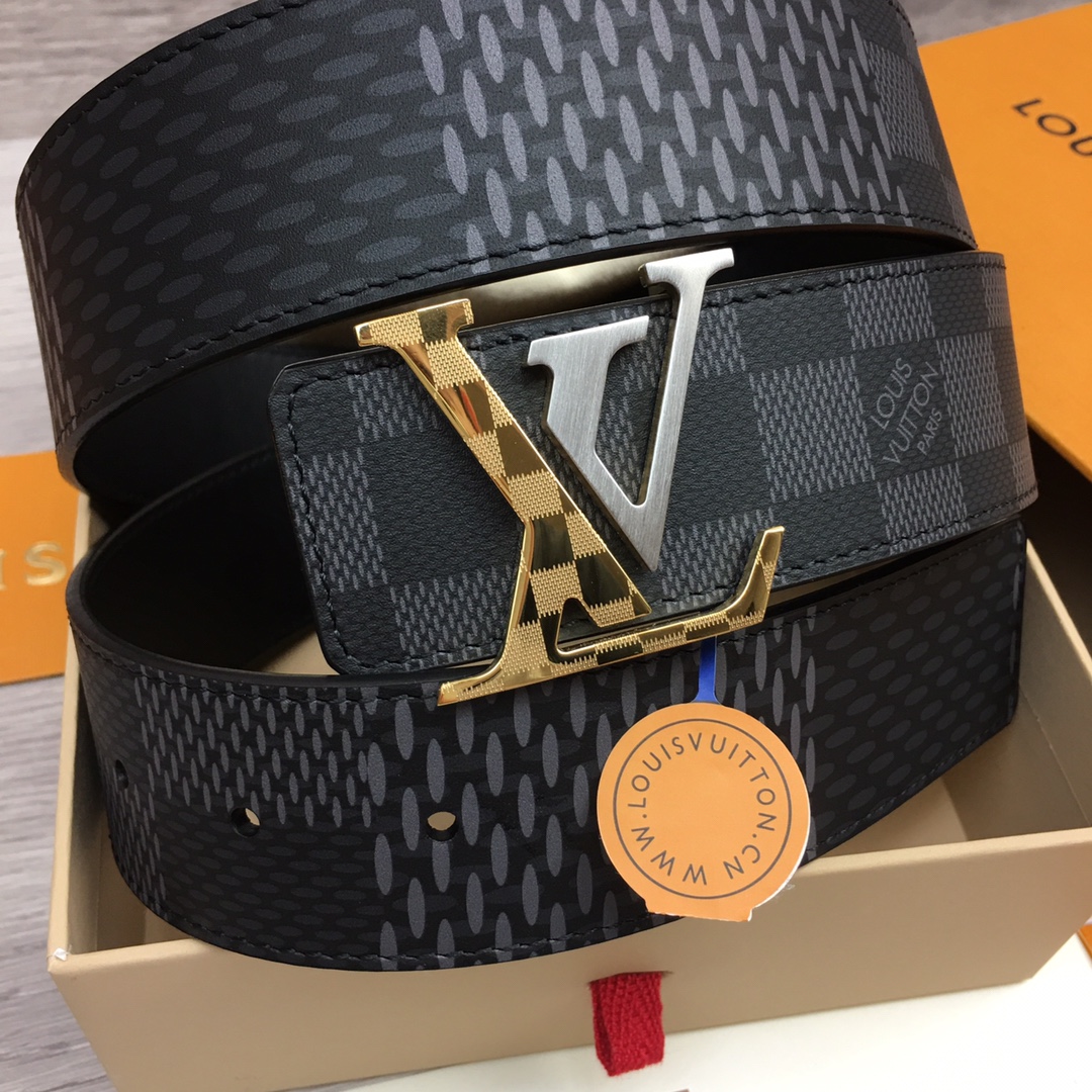 最高級ルイヴィトンスーパーコピー ルイヴィトンベルトコピー ベルト・LV イニシャル 40MM リバーシブル ブラック ダミエ・グラフィット キャンバス シルバー金具 202405651 - 画像 (9)