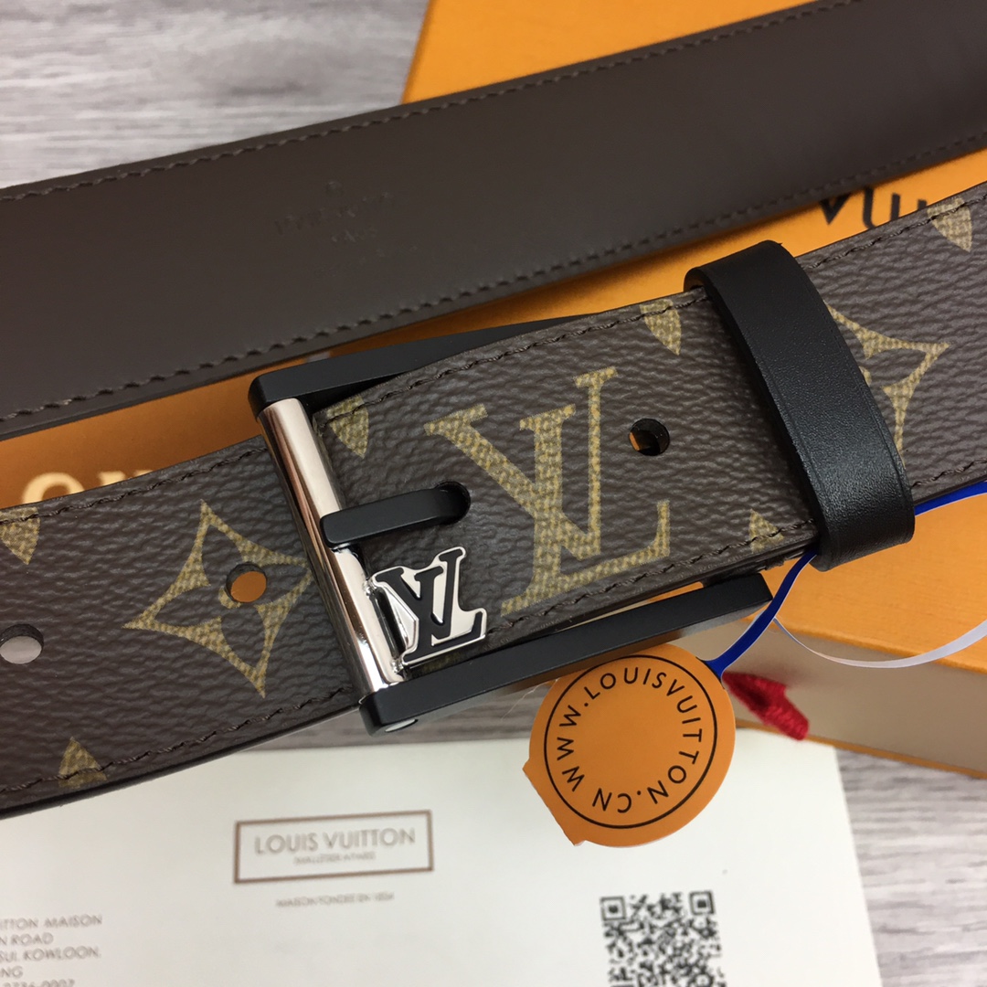 最高級ルイヴィトンスーパーコピー ルイヴィトンベルトコピー ベルト・LV イニシャル 35MM リバーシブル モノグラム キャンバス、カーフレザー シルバー金具 202405666 - 画像 (7)