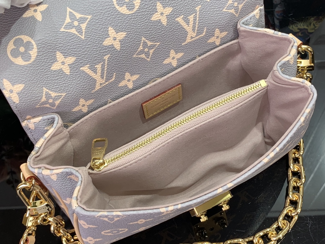 ルイヴィトン ハンドバッグ 新作 Louis Vuitton 2024秋冬新作 ポシェット・メティス EW トリアノン グレー M12429 モノグラム・キャンバス ゴールド金具 - 画像 (3)