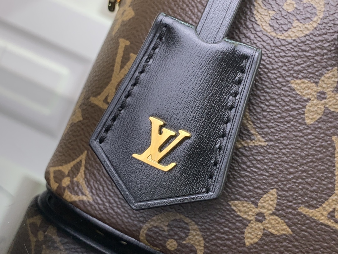 ルイヴィトン ポーチ 新作 Louis Vuitton ヴァニティ PM ダークブラウン M47128 モノグラム・キャンバス ゴールド金具 - 画像 (5)