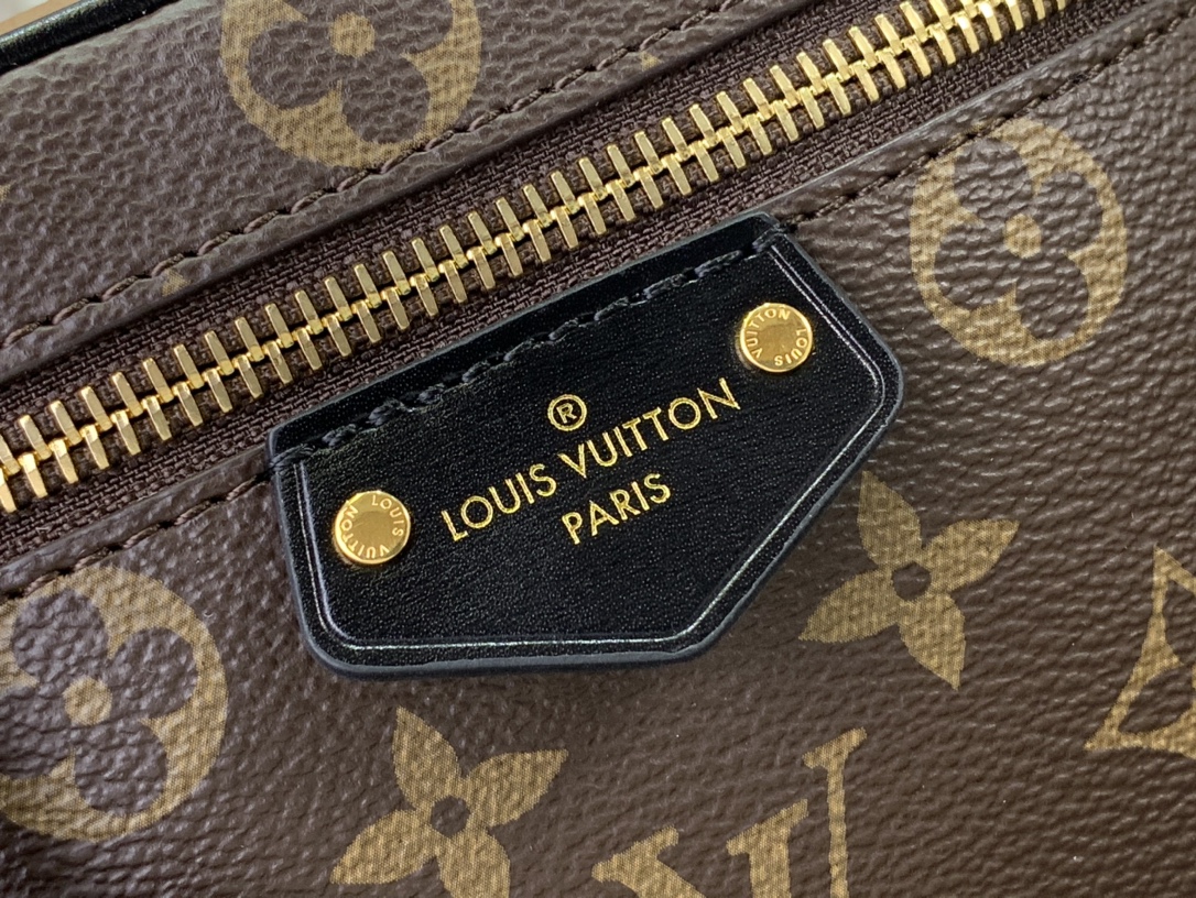 ルイヴィトン ポーチ 新作 Louis Vuitton ヴァニティ PM ダークブラウン M47128 モノグラム・キャンバス ゴールド金具 - 画像 (4)