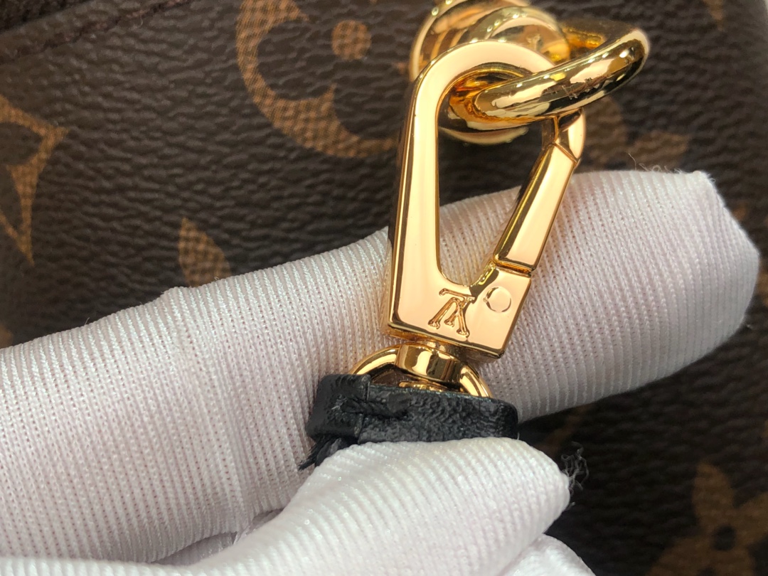 ルイヴィトン ポーチ 新作 Louis Vuitton ヴァニティ NV PM ダークブラウン M45165 モノグラム・キャンバス ゴールド金具 - 画像 (4)