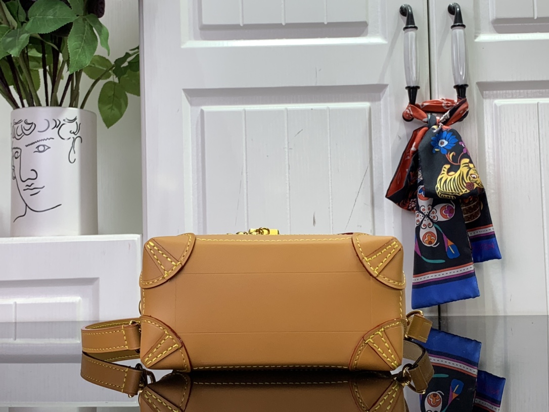 ルイヴィトン ホーボーバッグ 新作 Louis Vuitton ナノ・スティーマー 15 ダークブラウン M11630 モノグラム・ダスト キャンバス ゴールド金具 - 画像 (7)