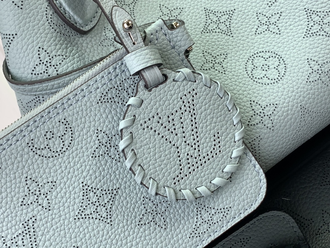 ルイヴィトン ホーボーバッグ 新作 Louis Vuitton ブロッサム PM ミネラル ブルー M21909 牛革 シルバー金具 - 画像 (6)