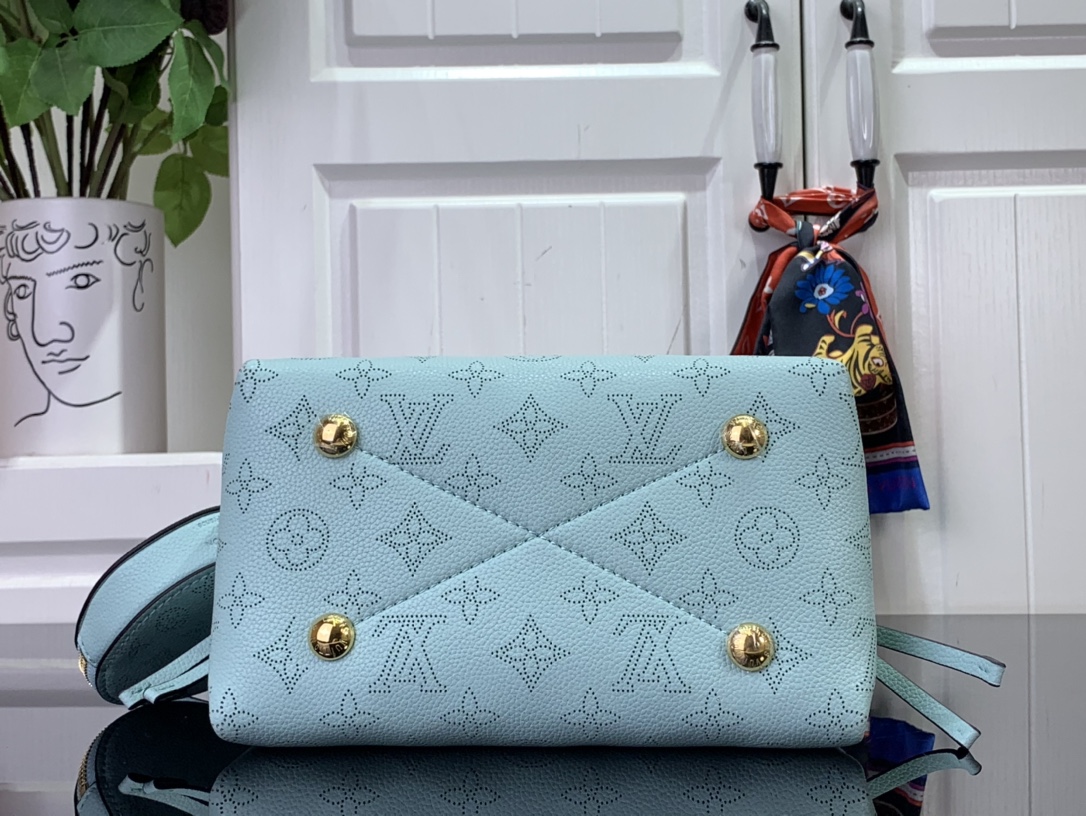 ルイヴィトン ショルダーバッグ 新作 Louis Vuitton フライト・モード ベラ ミネラル ブルー M25147 牛革 シルバー金具 - 画像 (7)