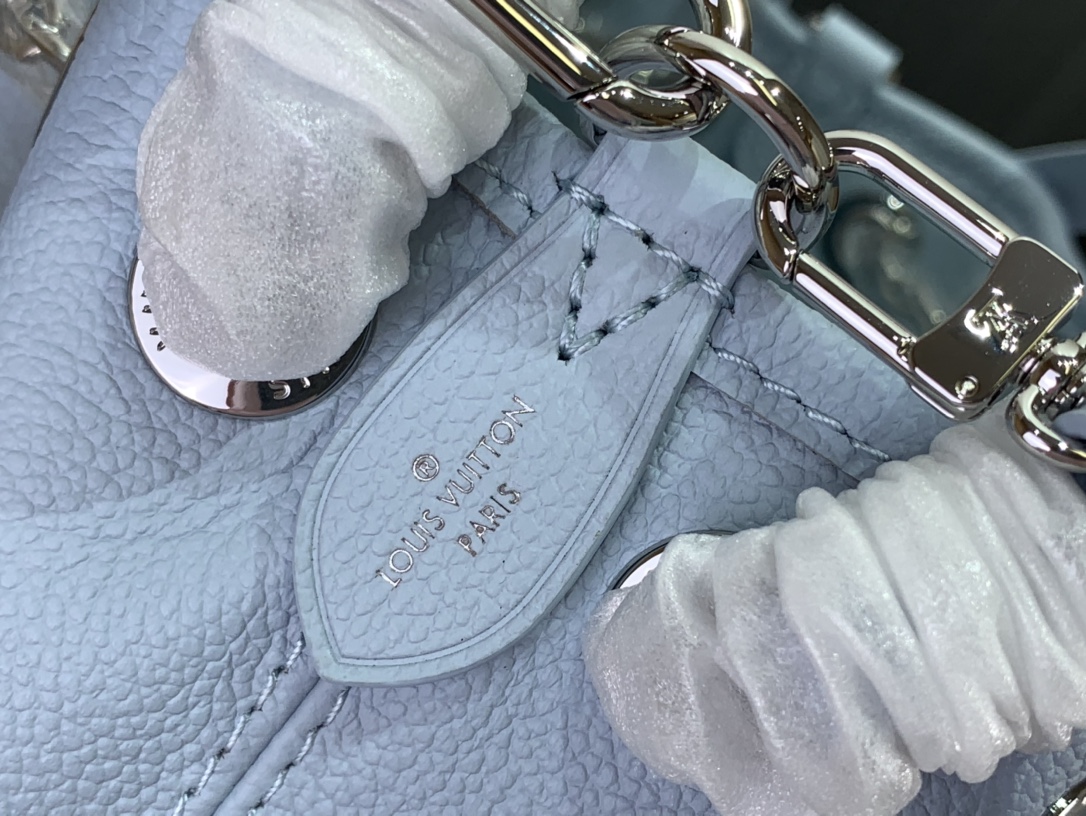 ルイヴィトン ショルダーバッグ 新作 Louis Vuitton LV バンドル ウォッシュド・ブルー M11187 牛革 シルバー金具 - 画像 (5)