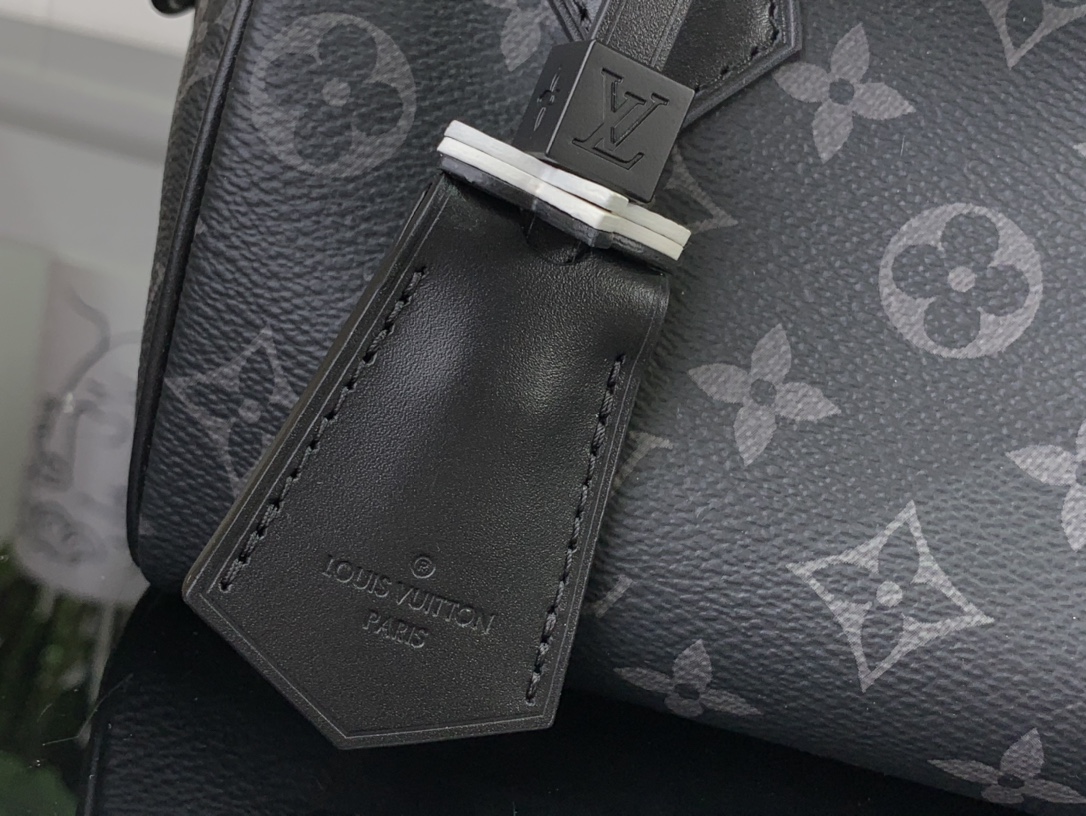 ルイヴィトン バンドリエール 新作 ボストンバッグ Louis Vuitton スピーディ・バンドリエール 18 ブラック M24606 モノグラム・キャンバス ブラック金具 - 画像 (6)