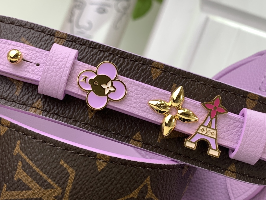 ルイヴィトン バンドリエール 新作 ボストンバッグ Louis Vuitton スピーディ・バンドリエール 18 フューシャ M24598 トリヨンレザー ゴールド金具 - 画像 (9)