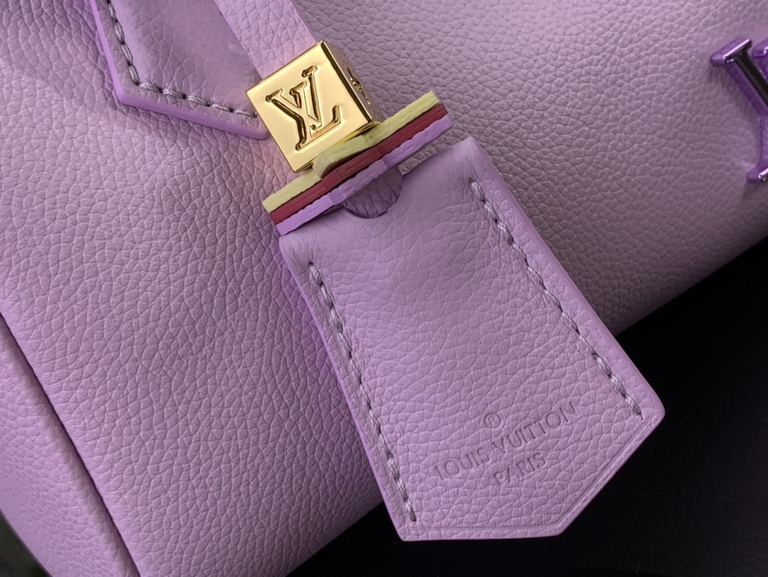 ルイヴィトン バンドリエール 新作 ボストンバッグ Louis Vuitton スピーディ・バンドリエール 18 フューシャ M24598 トリヨンレザー ゴールド金具 - 画像 (6)