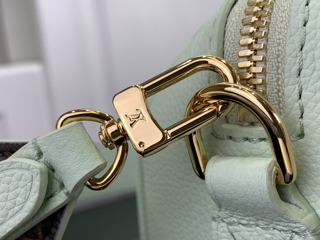 ルイヴィトン バンドリエール 新作 ボストンバッグ Louis Vuitton スピーディ・バンドリエール 18 ジェイド グリーン M24598 トリヨンレザー ゴールド金具 - 画像 (6)