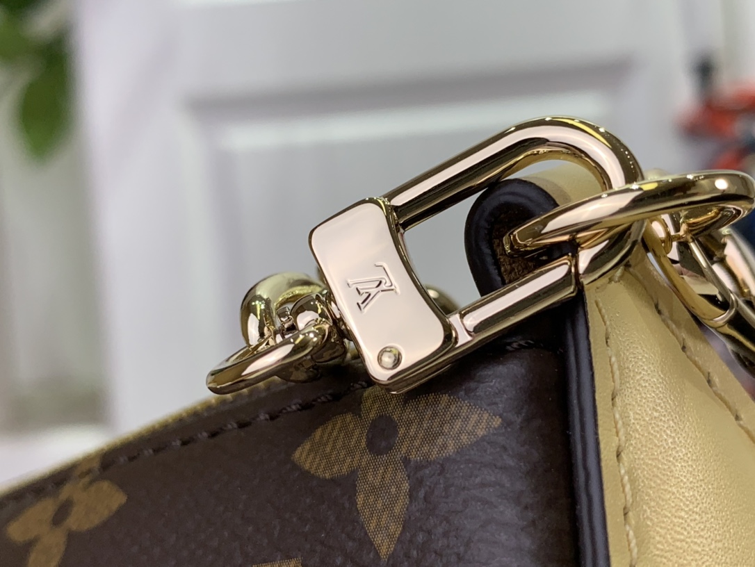 ルイヴィトン ポーチ 新作 Louis Vuitton ブルームポーチ バナナ イエロー M11672 モノグラム・キャンバス ゴールド金具 - 画像 (5)