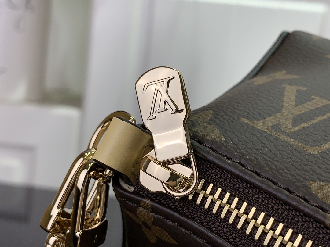 ルイヴィトン ポーチ 新作 Louis Vuitton ブルームポーチ バナナ イエロー M11672 モノグラム・キャンバス ゴールド金具 - 画像 (4)
