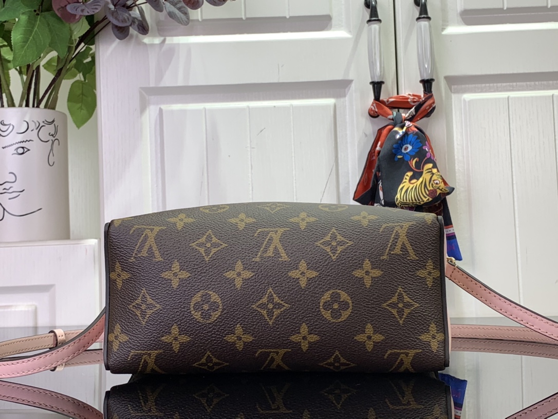 ルイヴィトン ポーチ 新作 Louis Vuitton ブルームポーチ ローズ ジャスマン M11303 モノグラム・キャンバス ゴールド金具 - 画像 (9)