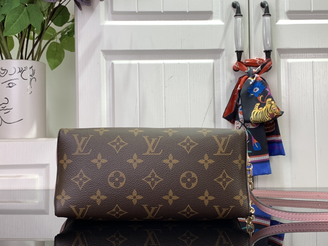 ルイヴィトン ポーチ 新作 Louis Vuitton ブルームポーチ ピンク M11303 モノグラム・キャンバス ゴールド金具 - 画像 (7)