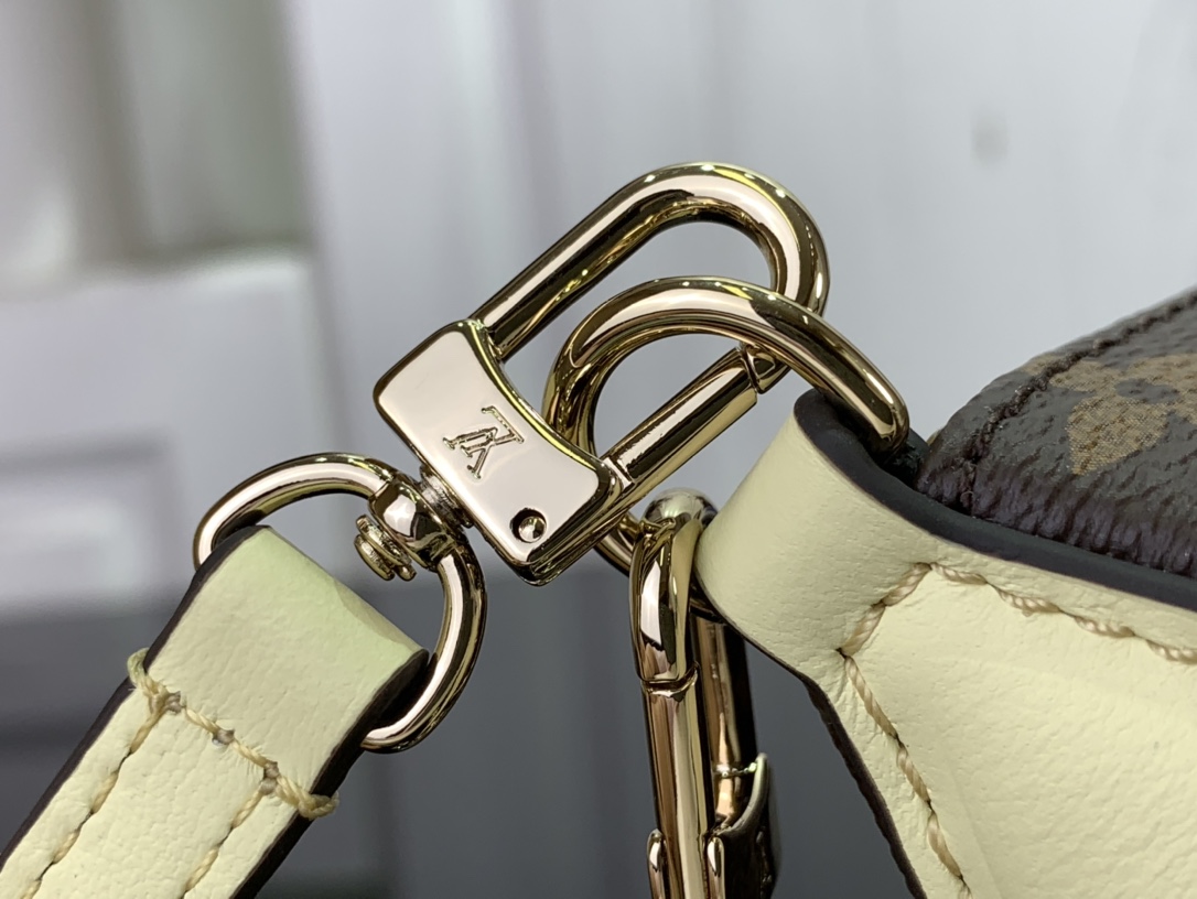 ルイヴィトン ポーチ 新作 Louis Vuitton ブルームポーチ イエローグリーン M11672 モノグラム・キャンバス ゴールド金具 - 画像 (5)