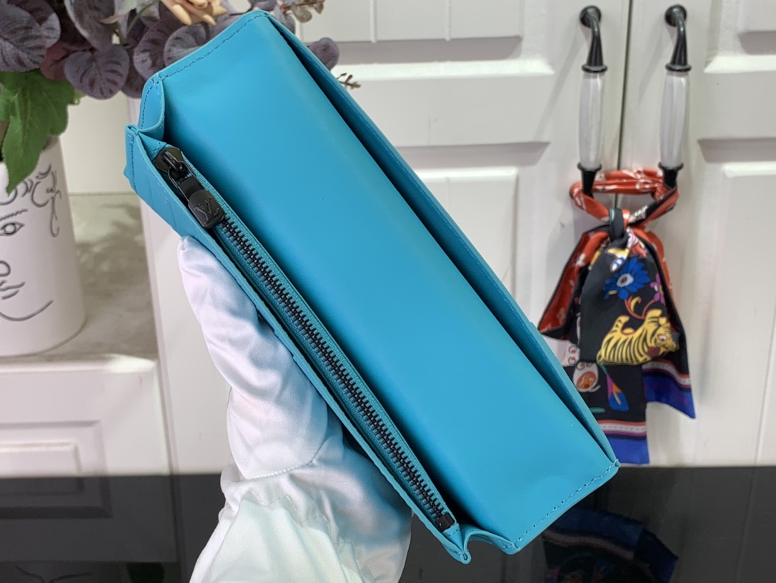 最高級ルイヴィトンスーパーコピー ルイヴィトン長財布コピー ポルトフォイユ・ブラザ NM ターコイズ M62665 モノグラム・パターン - 画像 (2)