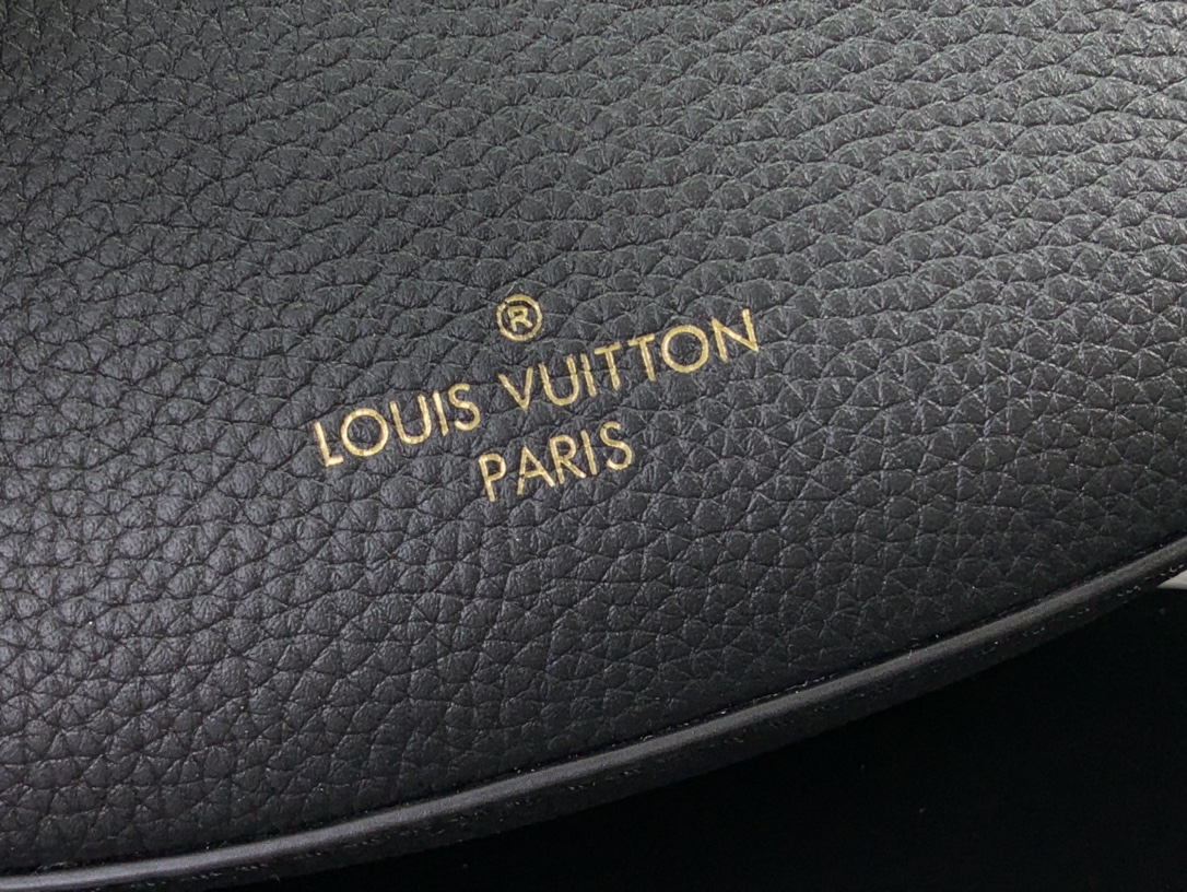 ルイヴィトン バムバッグ 新作 Louis Vuitton Low Key Bumbag ブラック M11429 グレインカーフレザー ゴールド金具 - 画像 (5)