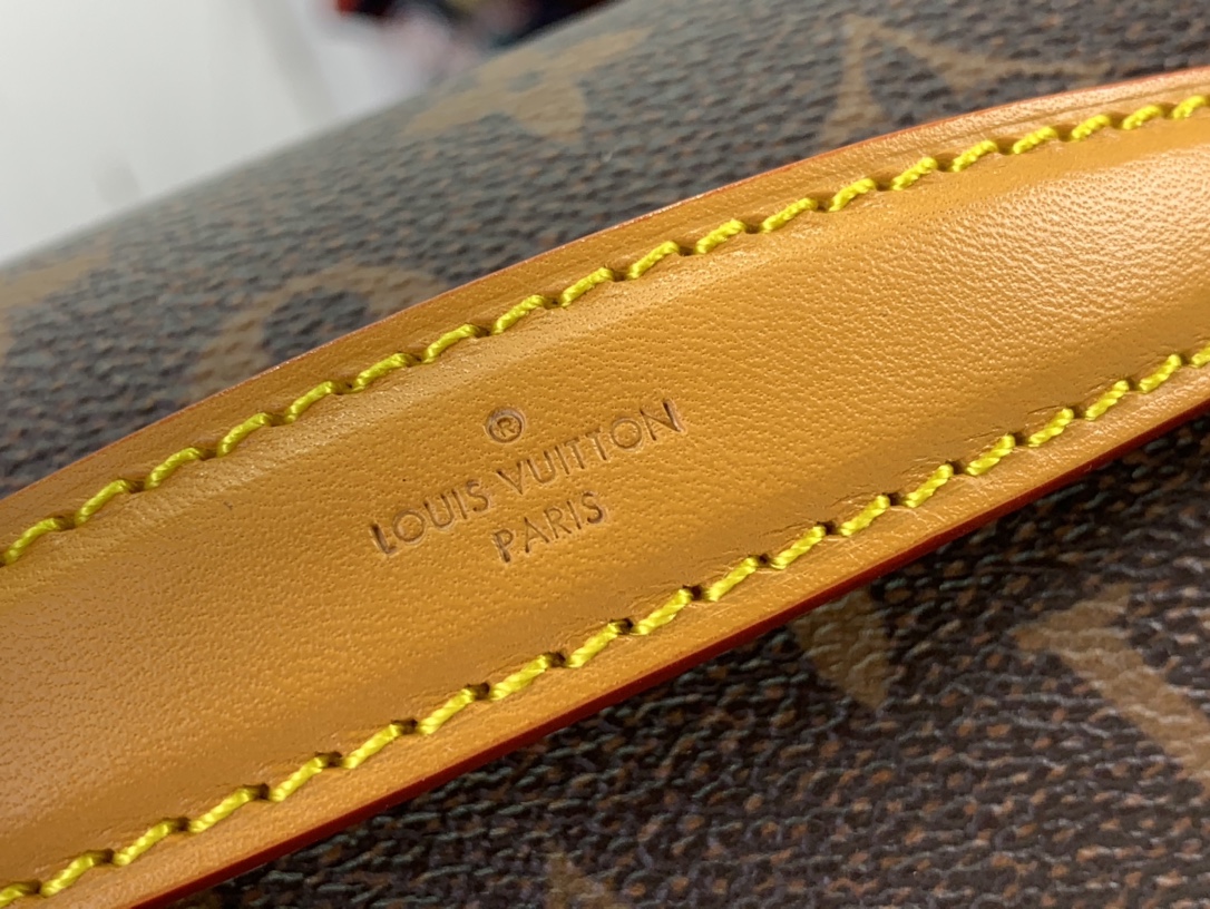 ルイヴィトン バムバッグ 新作 Louis Vuitton ラッシュ・バムバッグ ダークブラウン M11539 モノグラム・ダスト キャンバス ゴールド金具 - 画像 (5)