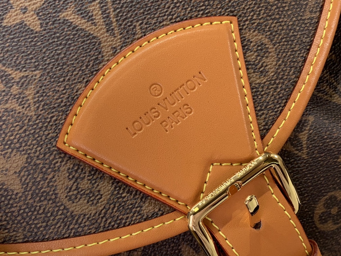ルイヴィトン リュック 新作 Louis Vuitton モンスリ・バックパック ダークブラウン M11540 モノグラム・ダスト キャンバス ゴールド金具 - 画像 (5)