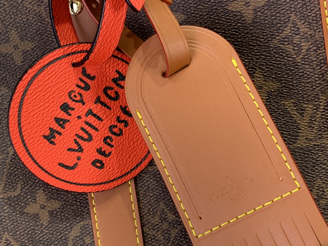 ルイヴィトン バンドリエール 新作 Louis Vuitton キーポル・バンドリエール 50 ダークブラウン M11541 モノグラム・ダスト キャンバス ゴールド金具 ボストンバッグ - 画像 (6)