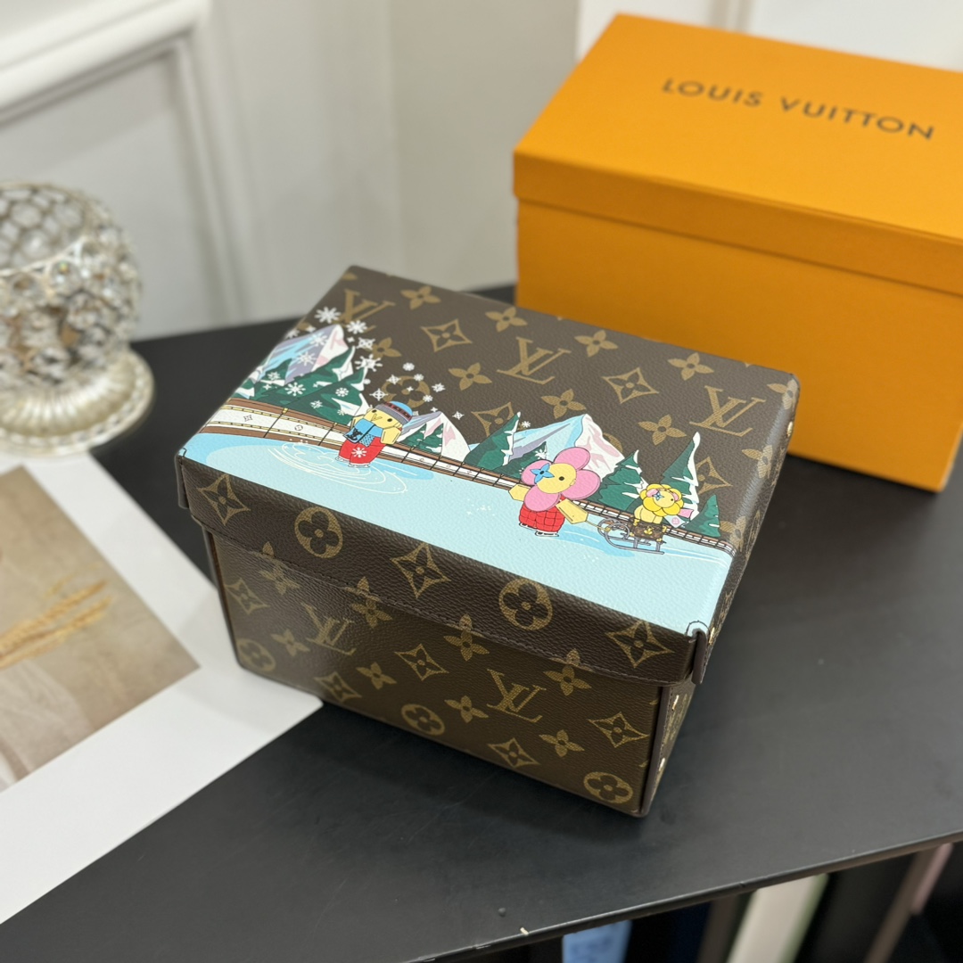 ルイヴィトン ボックス 新作 Louis Vuitton カードボード ボックス ダークブラウン GI0938 モノグラム・キャンバス 202406536 - 画像 (6)