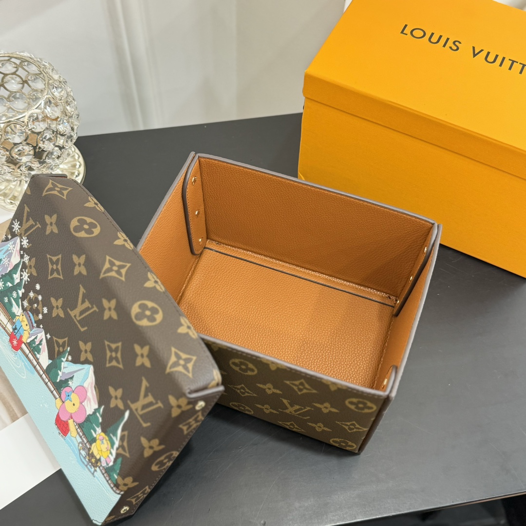 ルイヴィトン ボックス 新作 Louis Vuitton カードボード ボックス ダークブラウン GI0938 モノグラム・キャンバス 202406536 - 画像 (5)
