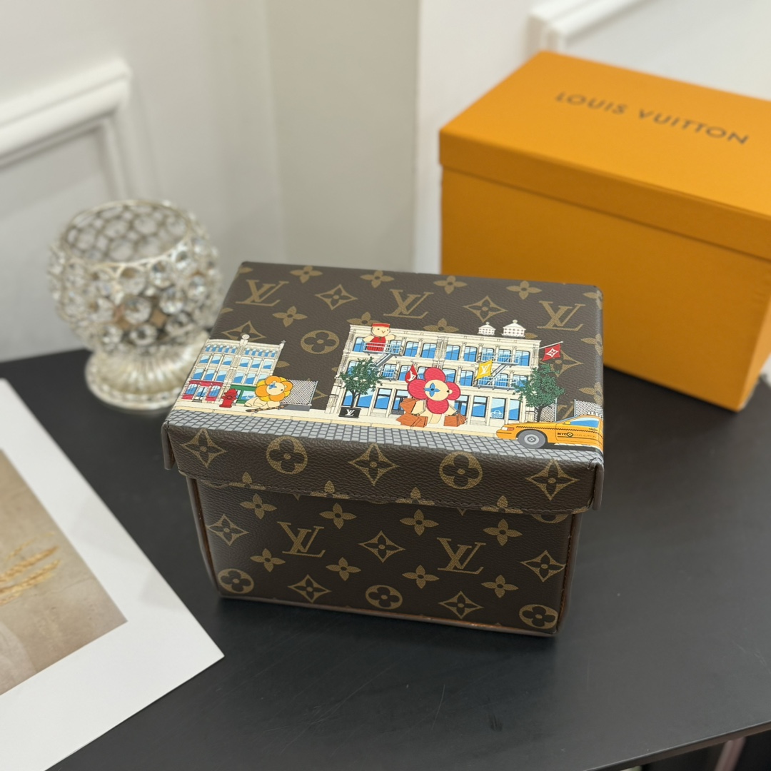 ルイヴィトン ボックス 新作 Louis Vuitton カードボード ボックス ダークブラウン GI0938 モノグラム・キャンバス 202406537 - 画像 (9)